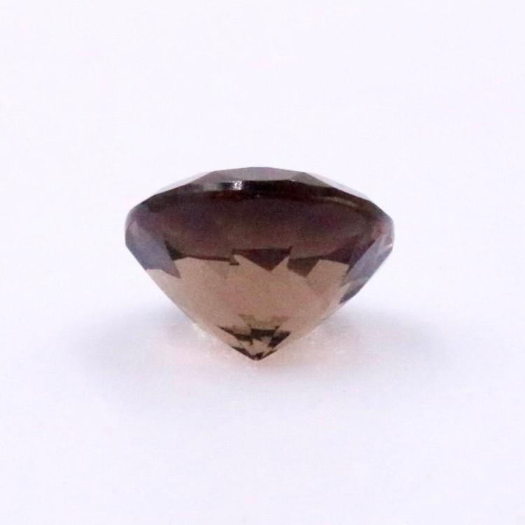 Natural Smoky Quartz Faceted Quartz Faceted Round Smoky Quartz Gemstone Loose Gemstone Gray Quartz Smoky Brown Quartz 13mm Round 7.5cts SKU 113056-smoky quartz-Planet Gemstones