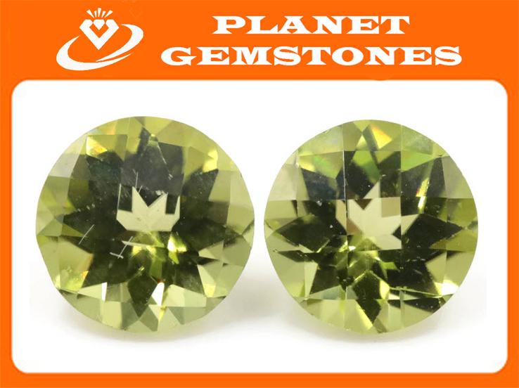 Peridot Natural Peridot Green Peridot Peridot Gemstone August Birthstone DIY Jewelry Supplies Peridot 9x9mm 5.94ct Gift for Her-Peridot-Planet Gemstones