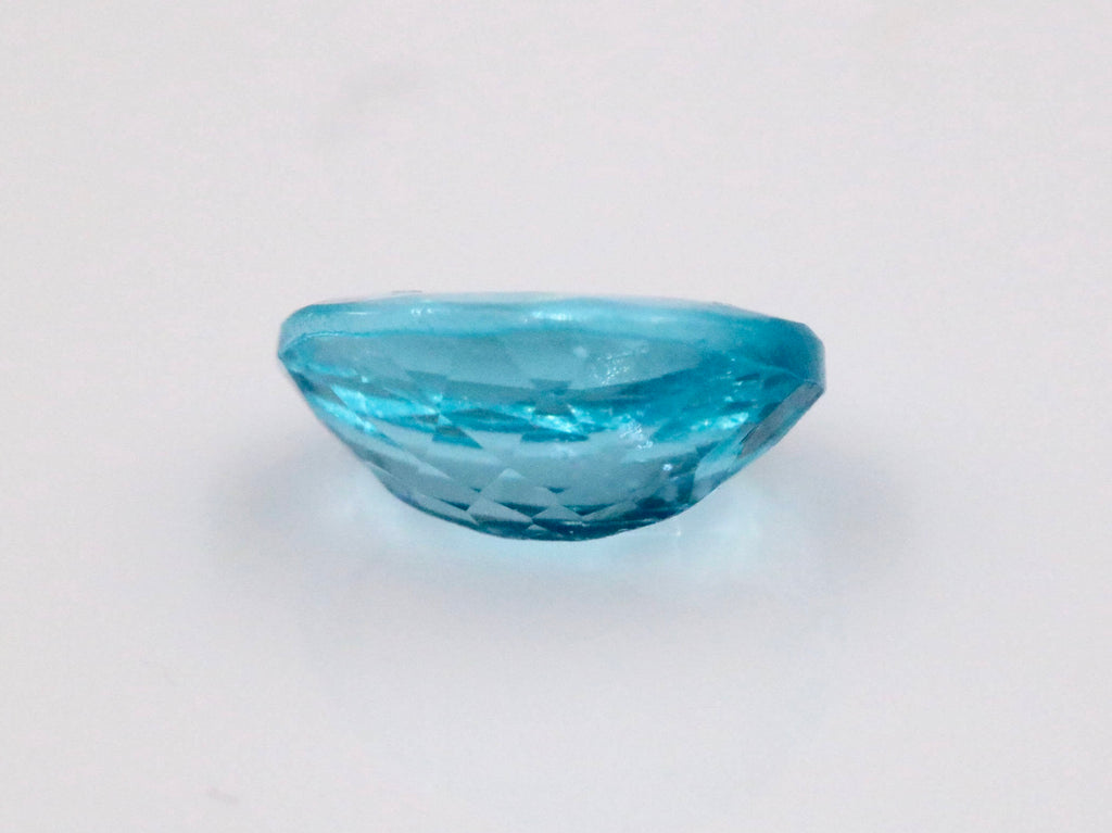 Natural Apatite Loose Gemstone Loose Faceted Oval Blue Apatite Loose Gemstone DIY Jewelry Supplies 9x7mm 1.72ct SKU 00111310-Apatite-Planet Gemstones