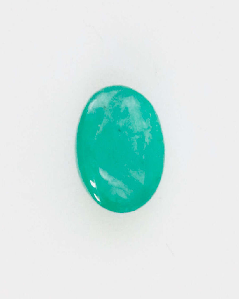 Natural Emerald Cabochon Gemstone Loose Emerald Oval Emerald Genuine Emerald Gemstone Polished Green Oval Emerald 7x5 SKU 106842-Emerald-Planet Gemstones