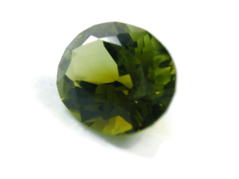 Tourmaline Rainbow Tourmaline Green Tourmaline Loose Gemstone Tourmaline Stone Loose Tourmaline Faceted Tourmaline 4.53cts 12x9mm SKU:110658-Tourmaline-Planet Gemstones