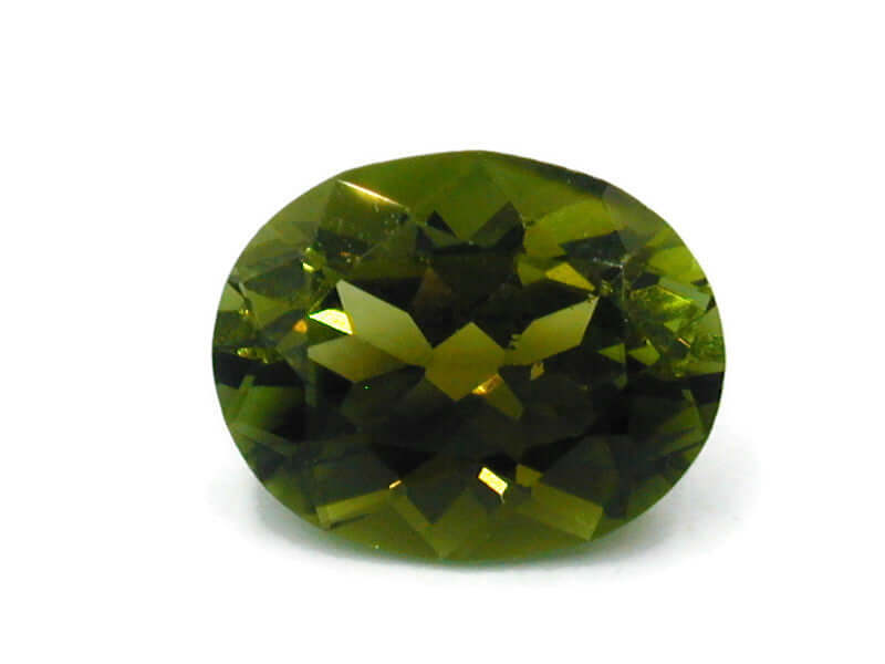 Tourmaline Rainbow Tourmaline Green Tourmaline Loose Gemstone Tourmaline Stone Loose Tourmaline Faceted Tourmaline 4.53cts 12x9mm SKU:110658-Tourmaline-Planet Gemstones