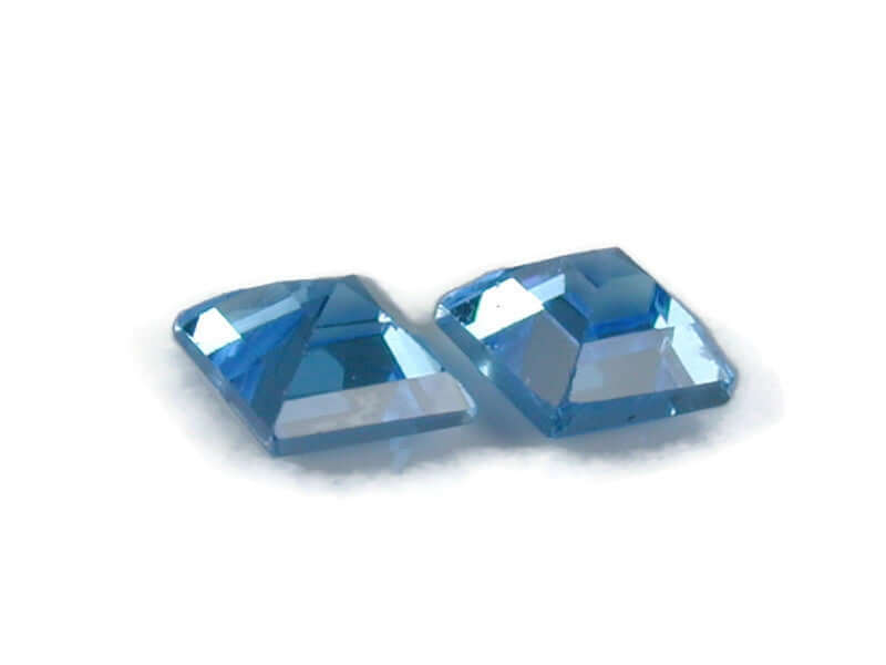 Natural Blue Topaz Gemstone Genuine Blue Topaz Faceted November Birthstone Blue Topaz Swiss Blue Topaz Square 5mm 1.48cts SKU:114626-Blue Topaz-Planet Gemstones