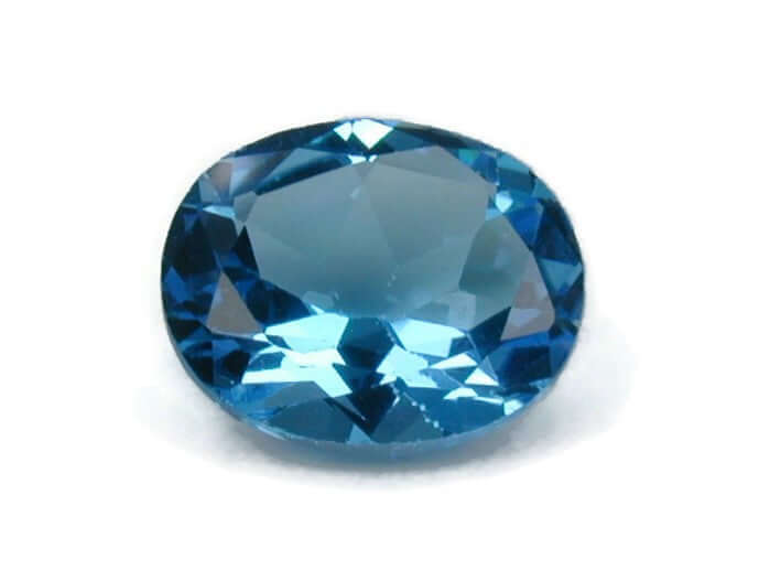 Natural Blue Topaz Gemstone Genuine Blue Topaz Faceted November Birthstone Blue Topaz Swiss Blue Topaz Oval 10x12mm 5.54cts SKU:114621-Blue Topaz-Planet Gemstones