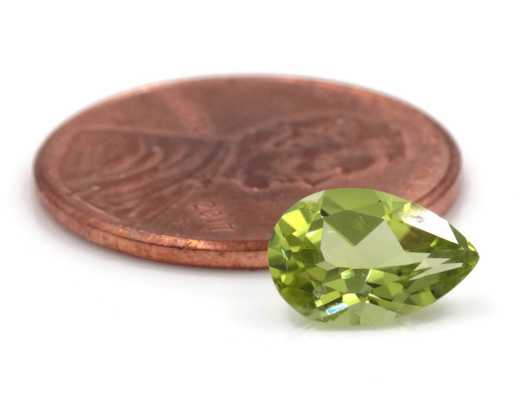 Peridot Natural Peridot Green Peridot Peridot Gemstone August Birthstone DIY Jewelry Supplies Peridot 1 Pc 1.40ct 9x6mm SKU 110884-Planet Gemstones