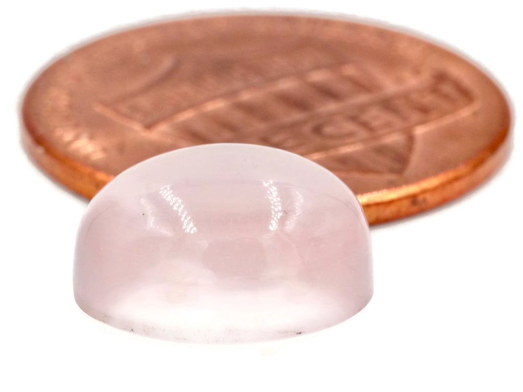 Natural Rose Quartz Gemstone Rose Quartz Stones Pink Quartz Stone ROSE QUARTZ, cabochon, 11x9mm, 4ct DIY Jewelry-Planet Gemstones