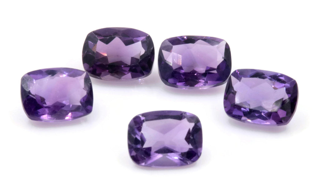 Natural amethyst gemstone amethyst faceted loose stone genuine amethyst stone loose amethyst amethyst loose stone 8x6mm 1.25ct-Planet Gemstones