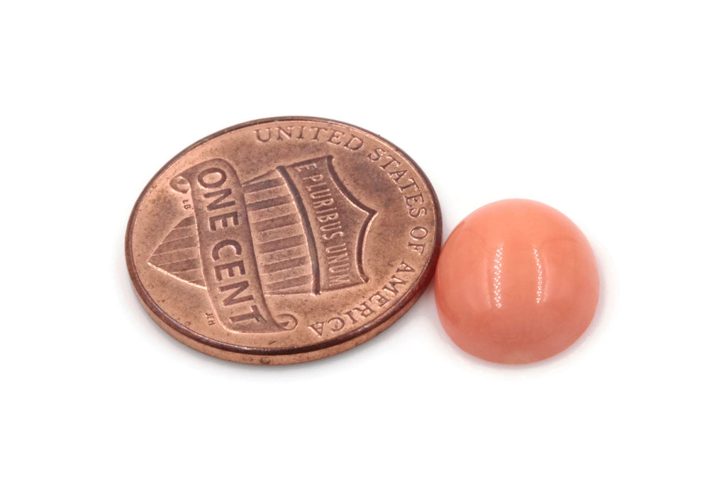 Natural Salmon Coral Gemstone Genuine Coral Stone Taiwan Coral DIY Jewelry Supplies 10x12mm OV DIY Jewelry Supplies-Planet Gemstones