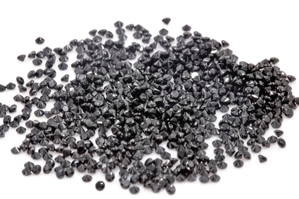 Natural Black Spinel 12PCS SET 0.10ct 1.25mm August Birthstone Spinel Beads Spinel Gemstone Spinel beads DIY Jewelry Black Spinel-Planet Gemstones