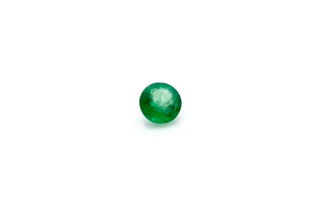 Emerald Natural Emerald May Birthstone Emerald Faceted Round Emerald Diy Jewelry Supplies Emerald Gemstone 0.078ct 2.75mm SKU: 00111566-Emerald-Planet Gemstones