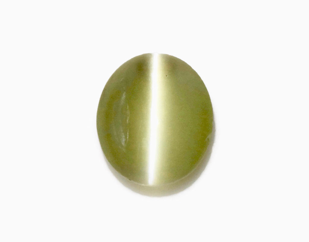 Natural Chrysoberyl Chrysobery Cats Eye Cats eye Gemstone Genuine chrysoberyl DIY Chrysoberyl Stone Cats Eye OV 6x4mm, 1.35ct SKU:113013-Planet Gemstones